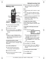 Предварительный просмотр 17 страницы Panasonic KX-TG5431 Operating Instructions Manual