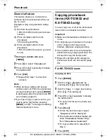 Предварительный просмотр 24 страницы Panasonic KX-TG5431 Operating Instructions Manual