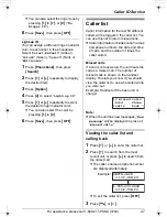 Предварительный просмотр 27 страницы Panasonic KX-TG5431 Operating Instructions Manual