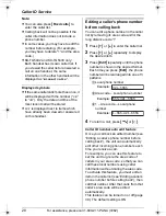 Предварительный просмотр 28 страницы Panasonic KX-TG5431 Operating Instructions Manual