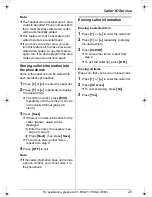 Предварительный просмотр 29 страницы Panasonic KX-TG5431 Operating Instructions Manual