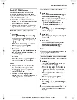 Предварительный просмотр 31 страницы Panasonic KX-TG5431 Operating Instructions Manual