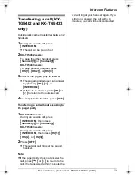 Предварительный просмотр 33 страницы Panasonic KX-TG5431 Operating Instructions Manual