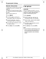 Предварительный просмотр 38 страницы Panasonic KX-TG5431 Operating Instructions Manual