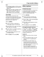 Предварительный просмотр 41 страницы Panasonic KX-TG5431 Operating Instructions Manual