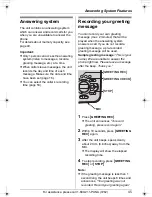 Предварительный просмотр 45 страницы Panasonic KX-TG5431 Operating Instructions Manual