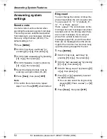 Предварительный просмотр 52 страницы Panasonic KX-TG5431 Operating Instructions Manual