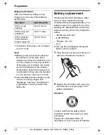 Предварительный просмотр 12 страницы Panasonic KX-TG5431S - 5.8 GHz DSS Cordless Phone Operating Instructions Manual