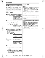 Предварительный просмотр 16 страницы Panasonic KX-TG5431S - 5.8 GHz DSS Cordless Phone Operating Instructions Manual