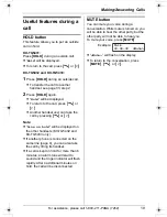 Предварительный просмотр 19 страницы Panasonic KX-TG5431S - 5.8 GHz DSS Cordless Phone Operating Instructions Manual