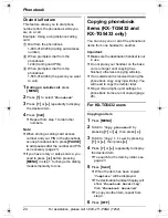 Предварительный просмотр 24 страницы Panasonic KX-TG5431S - 5.8 GHz DSS Cordless Phone Operating Instructions Manual