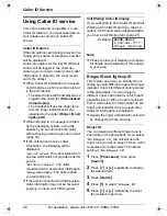 Предварительный просмотр 26 страницы Panasonic KX-TG5431S - 5.8 GHz DSS Cordless Phone Operating Instructions Manual