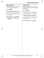 Предварительный просмотр 39 страницы Panasonic KX-TG5431S - 5.8 GHz DSS Cordless Phone Operating Instructions Manual