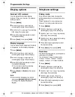 Предварительный просмотр 40 страницы Panasonic KX-TG5431S - 5.8 GHz DSS Cordless Phone Operating Instructions Manual