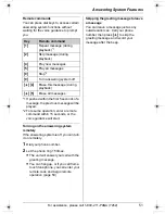 Предварительный просмотр 51 страницы Panasonic KX-TG5431S - 5.8 GHz DSS Cordless Phone Operating Instructions Manual