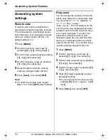 Предварительный просмотр 52 страницы Panasonic KX-TG5431S - 5.8 GHz DSS Cordless Phone Operating Instructions Manual