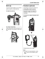 Предварительный просмотр 57 страницы Panasonic KX-TG5431S - 5.8 GHz DSS Cordless Phone Operating Instructions Manual