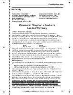 Предварительный просмотр 69 страницы Panasonic KX-TG5431S - 5.8 GHz DSS Cordless Phone Operating Instructions Manual