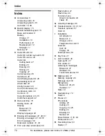 Предварительный просмотр 72 страницы Panasonic KX-TG5431S - 5.8 GHz DSS Cordless Phone Operating Instructions Manual