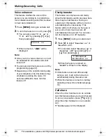 Предварительный просмотр 20 страницы Panasonic KX-TG5436 Operating Instructions Manual