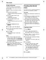 Предварительный просмотр 24 страницы Panasonic KX-TG5436 Operating Instructions Manual