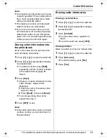 Предварительный просмотр 29 страницы Panasonic KX-TG5436 Operating Instructions Manual