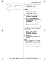 Предварительный просмотр 31 страницы Panasonic KX-TG5436 Operating Instructions Manual