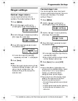 Предварительный просмотр 35 страницы Panasonic KX-TG5436 Operating Instructions Manual