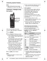 Предварительный просмотр 46 страницы Panasonic KX-TG5436 Operating Instructions Manual