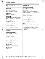 Предварительный просмотр 66 страницы Panasonic KX-TG5436 Operating Instructions Manual