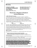 Предварительный просмотр 67 страницы Panasonic KX-TG5436 Operating Instructions Manual