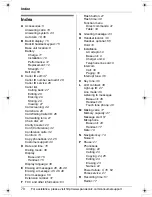 Предварительный просмотр 70 страницы Panasonic KX-TG5436 Operating Instructions Manual