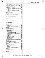 Preview for 3 page of Panasonic KX-TG5438 Operating Instructions Manual