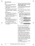 Preview for 28 page of Panasonic KX-TG5438 Operating Instructions Manual