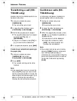 Preview for 32 page of Panasonic KX-TG5438 Operating Instructions Manual