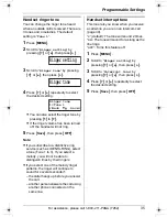 Preview for 35 page of Panasonic KX-TG5438 Operating Instructions Manual