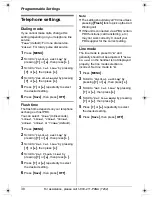 Preview for 38 page of Panasonic KX-TG5438 Operating Instructions Manual