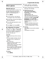 Preview for 39 page of Panasonic KX-TG5438 Operating Instructions Manual