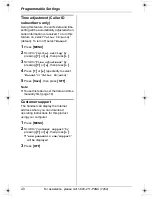 Preview for 40 page of Panasonic KX-TG5438 Operating Instructions Manual