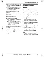 Preview for 49 page of Panasonic KX-TG5438 Operating Instructions Manual