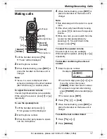 Предварительный просмотр 17 страницы Panasonic KX-TG5438S Operating Instructions Manual