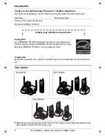 Preview for 4 page of Panasonic KX-TG5451 Operating Instructions Manual