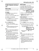 Preview for 19 page of Panasonic KX-TG5451 Operating Instructions Manual