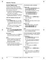 Preview for 32 page of Panasonic KX-TG5451 Operating Instructions Manual