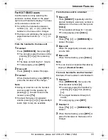 Preview for 33 page of Panasonic KX-TG5451 Operating Instructions Manual