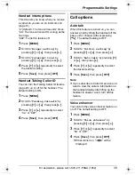 Preview for 39 page of Panasonic KX-TG5451 Operating Instructions Manual