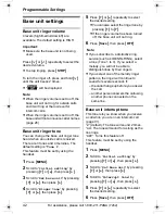 Preview for 42 page of Panasonic KX-TG5451 Operating Instructions Manual