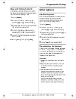 Preview for 43 page of Panasonic KX-TG5451 Operating Instructions Manual