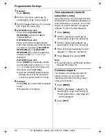 Preview for 44 page of Panasonic KX-TG5451 Operating Instructions Manual