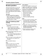 Preview for 52 page of Panasonic KX-TG5451 Operating Instructions Manual